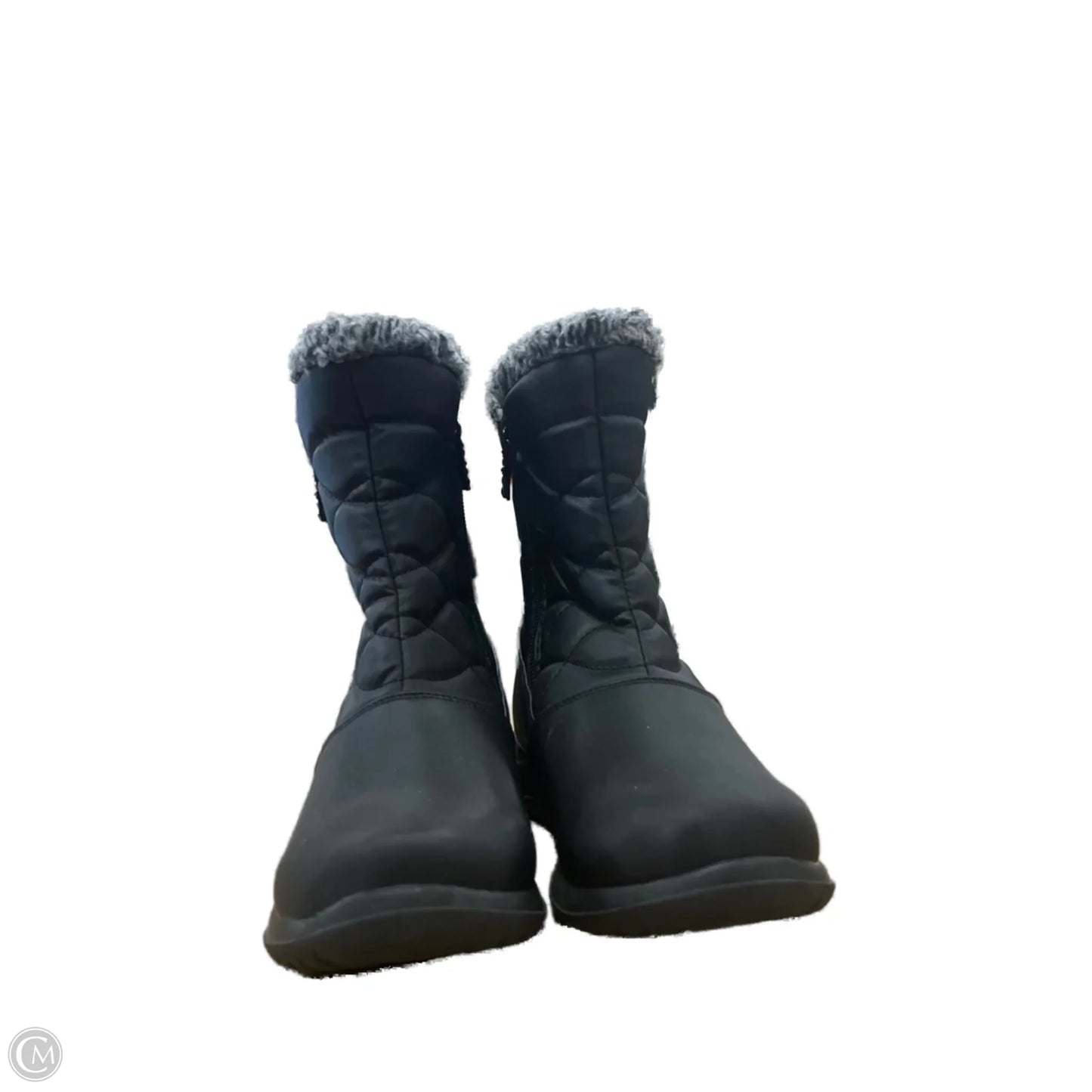 Boots Ankle Flats By Totes In Black, Size: 7