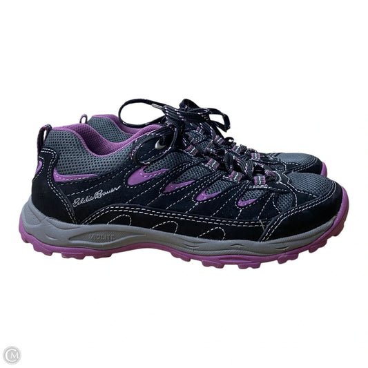 Shoes Athletic By Eddie Bauer In Black & Purple, Size: 7