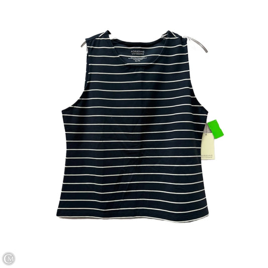 Top Sleeveless By Adrienne Vittadini In Blue, Size: Xl