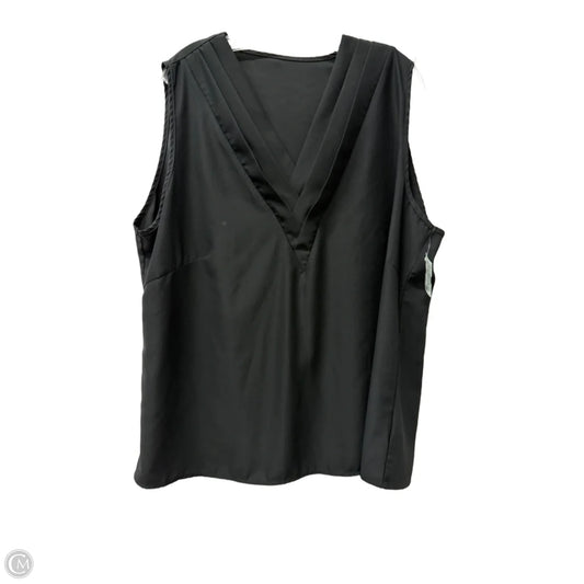 Top Sleeveless By Shein In Black, Size: 4x