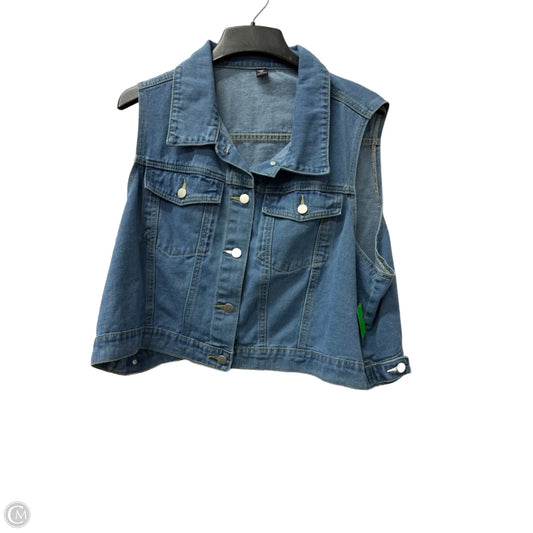 Vest Other By Shein In Blue Denim, Size: 4x