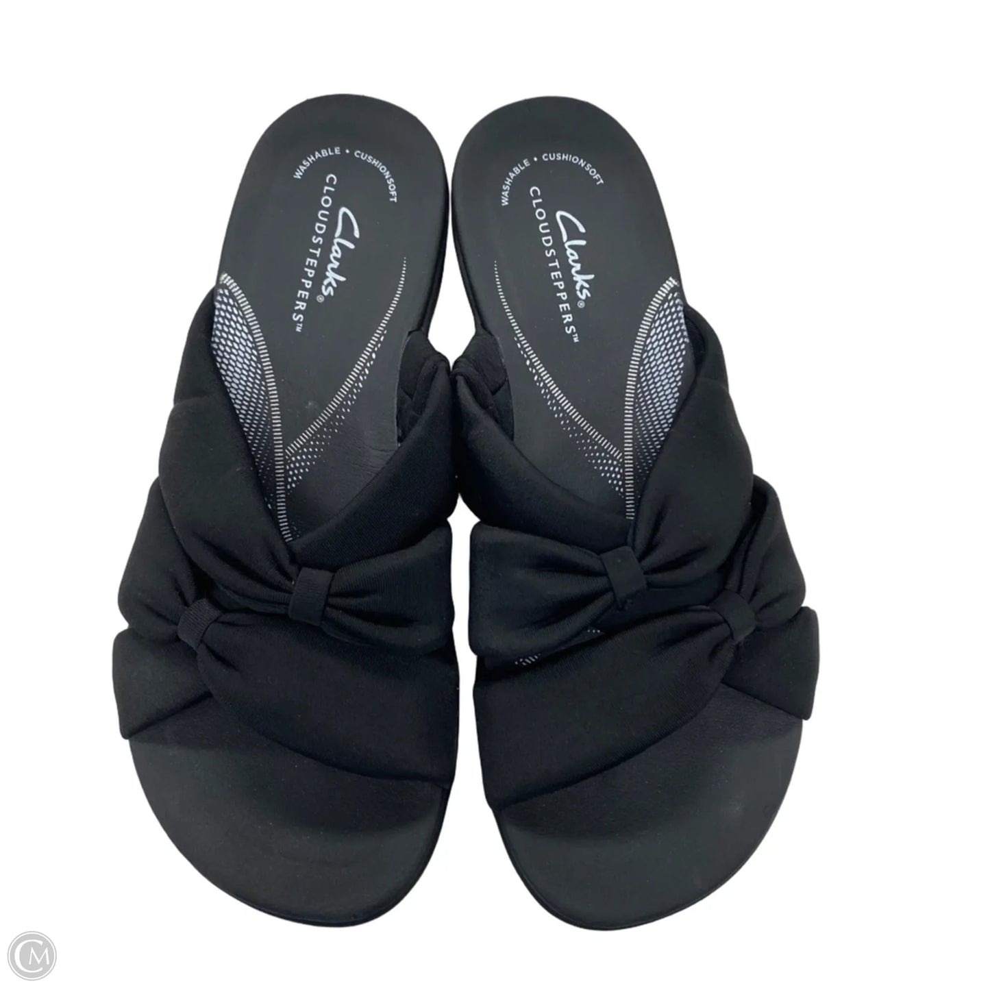 Sandals Flats By Clarks In Black, Size: 7