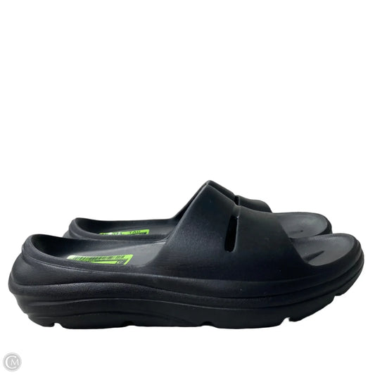 Sandals Flats By All In Motion In Black, Size: 8