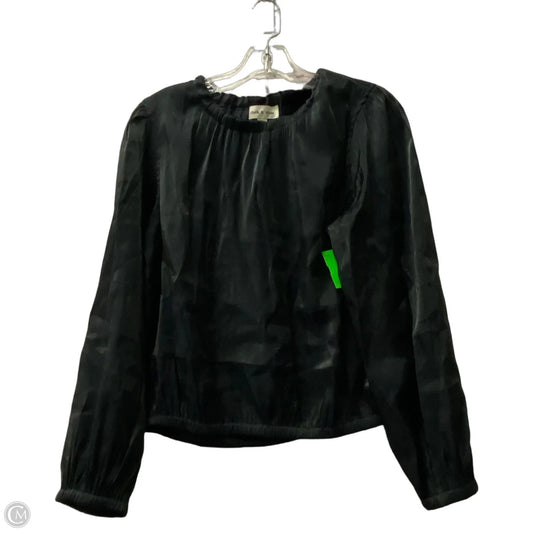 Top Long Sleeve By Cloth & Stone In Black, Size: S