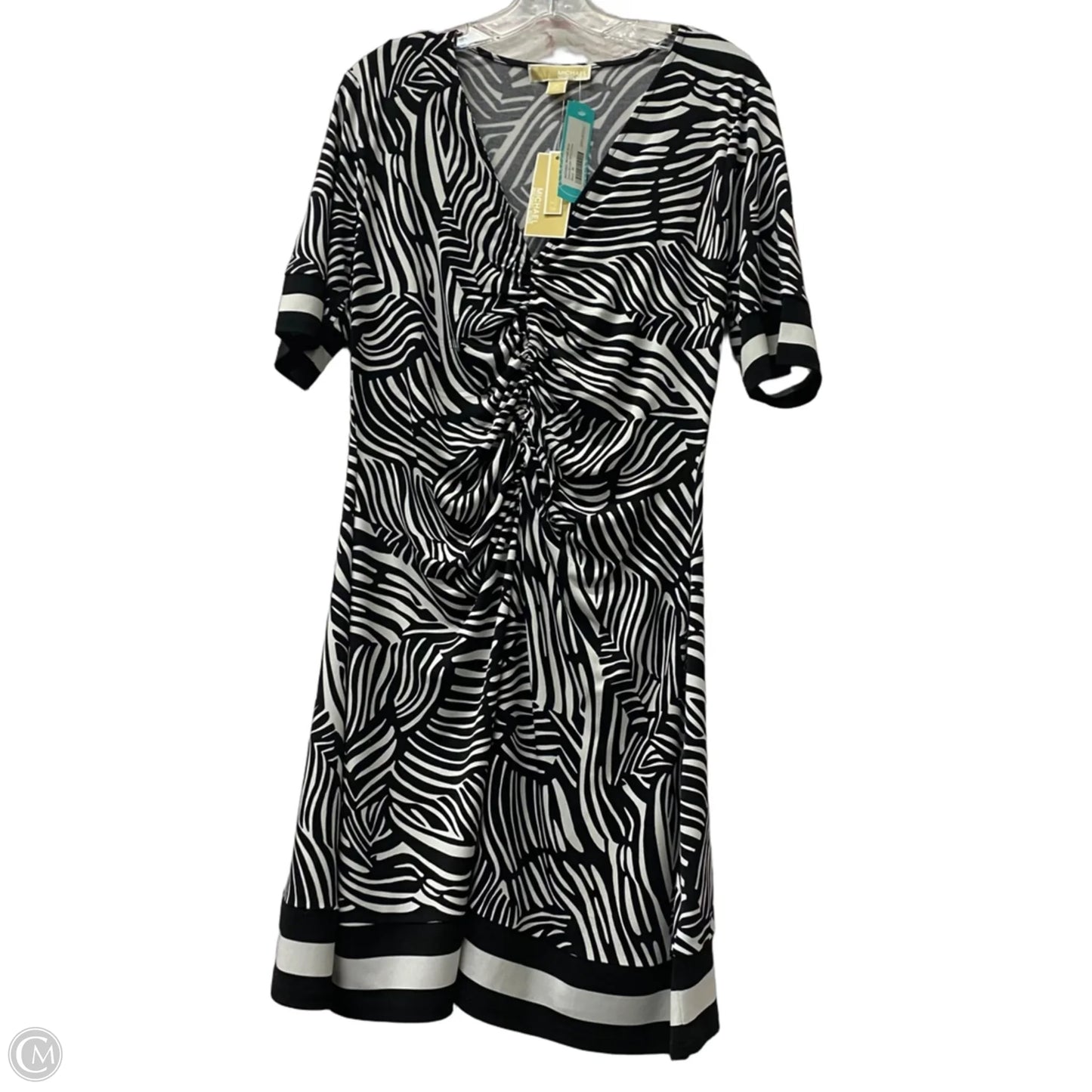 Dress Work By Michael By Michael Kors In Black & White, Size: Xl