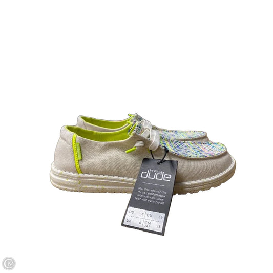 Shoes Flats By Hey Dude In Multi-colored, Size: 8
