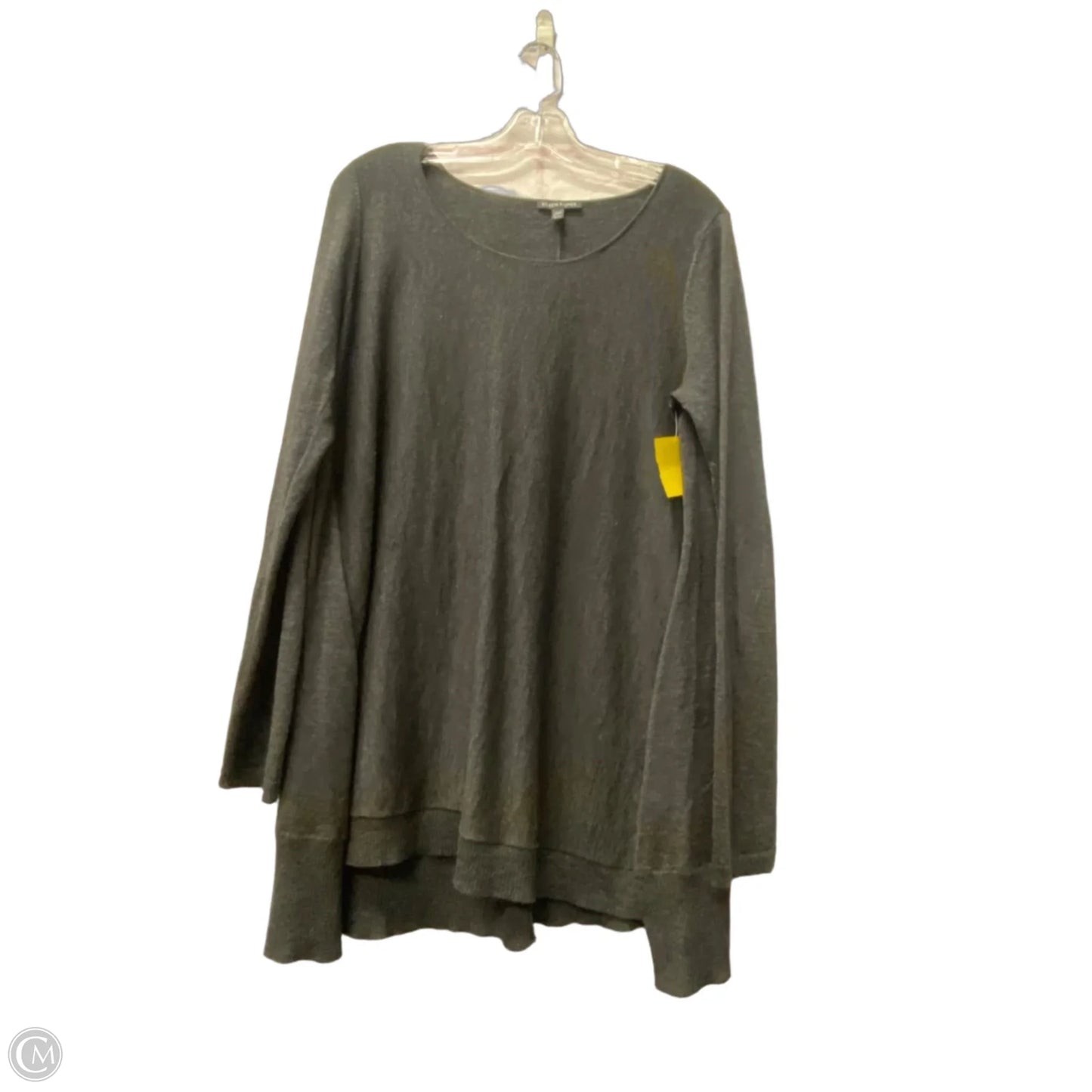 Top Long Sleeve By Eileen Fisher In Grey, Size: M