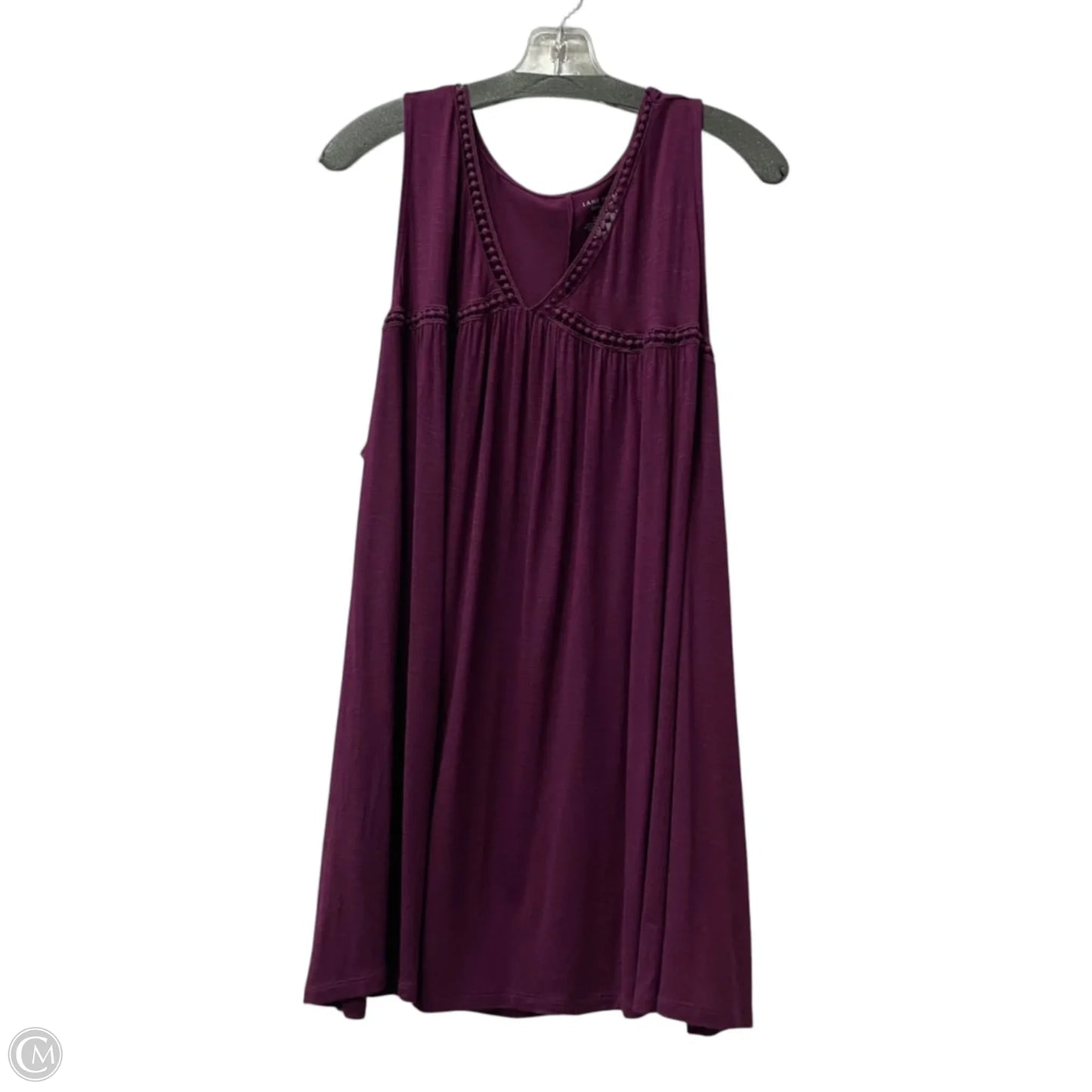 Top Sleeveless By Lane Bryant In Purple, Size: 2x