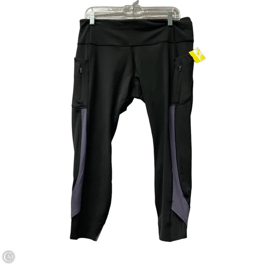 Athletic Capris By Athleta In Black, Size: Xl