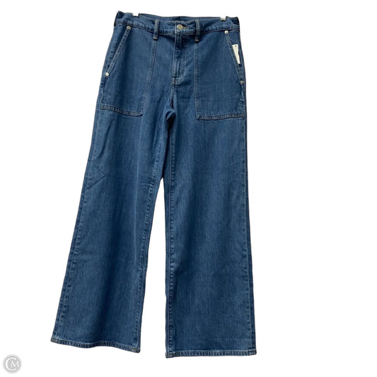 Jeans Wide Leg By J. Crew In Blue Denim, Size: 2
