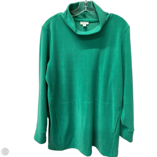 Top Long Sleeve By J. Jill In Green, Size: L