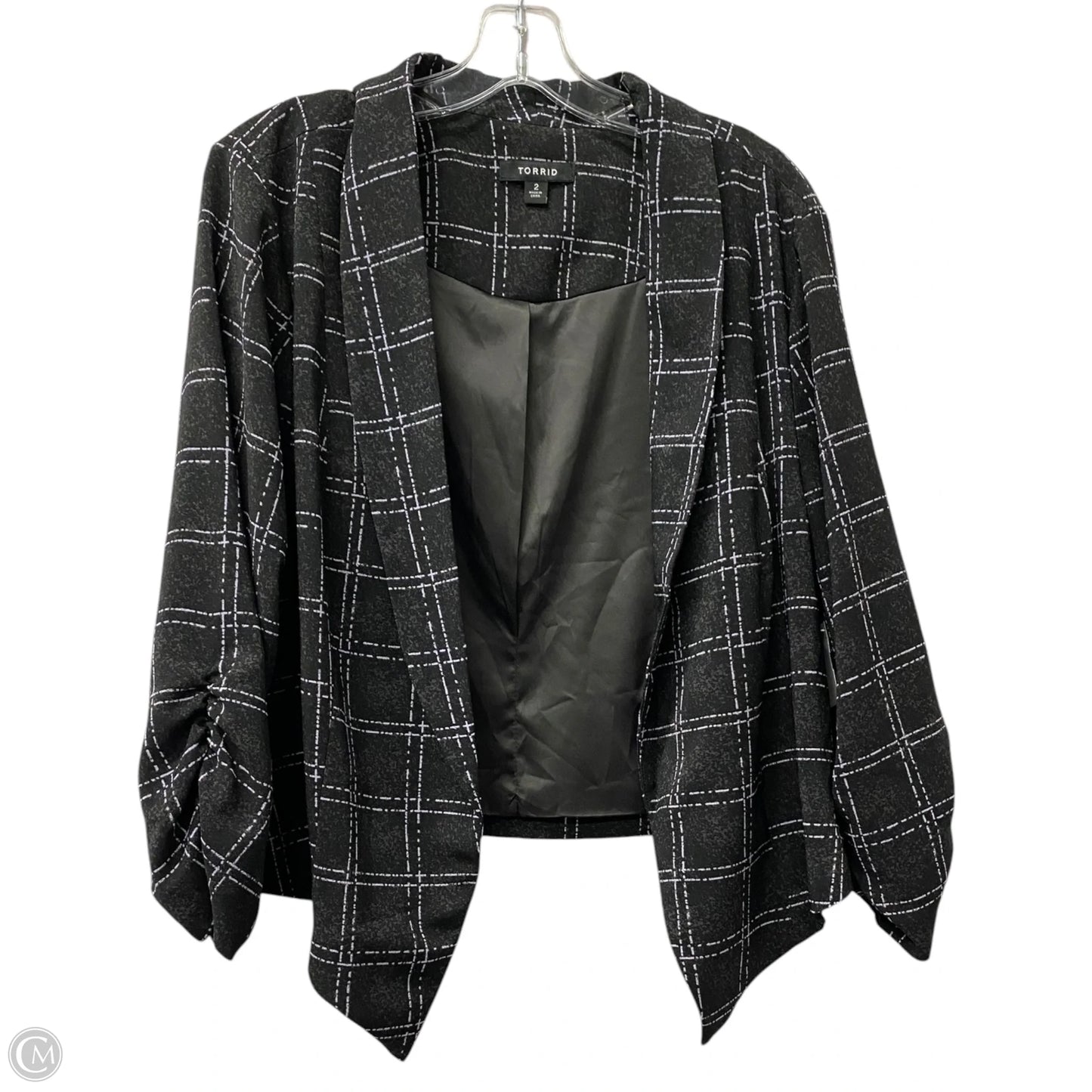 Blazer By Torrid In Black, Size: 2x