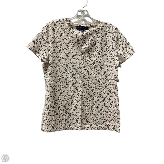 Top Short Sleeve By Tommy Hilfiger In Pink, Size: M
