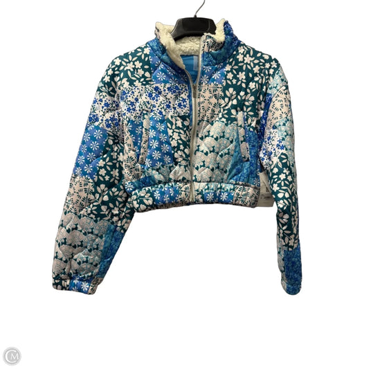 Jacket Puffer & Quilted By As Revival In Blue, Size: L