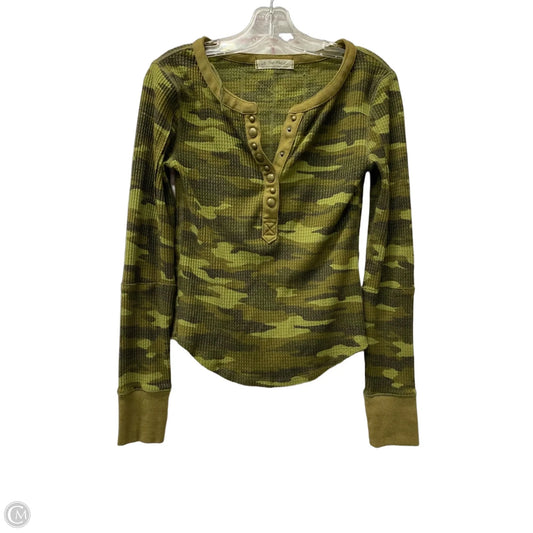 Top Long Sleeve By We The Free In Green, Size: S
