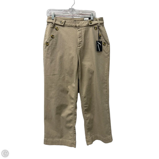 Pants Wide Leg By Simply Vera In Tan, Size: 12