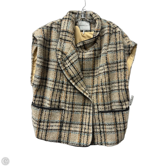 Vest Sweater By Cme In Tan, Size: Osfm