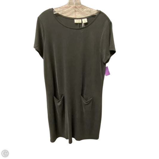 Dress Casual Short By Sigrid Olsen In Grey, Size: L