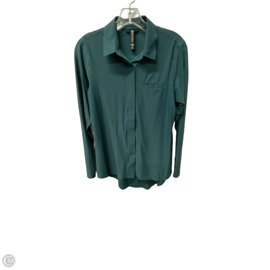 Top Long Sleeve By Athleta In Teal, Size: Xs