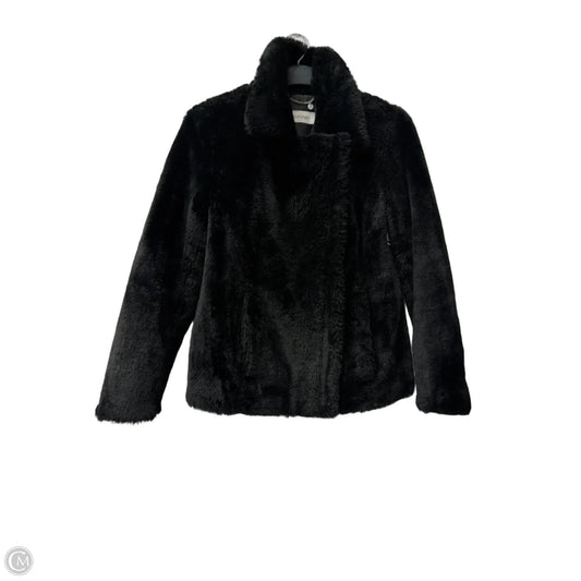 Jacket Faux Fur & Sherpa By Calvin Klein In Black, Size: S