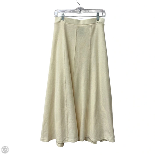 Skirt Midi By Simply Vera In Cream, Size: 8