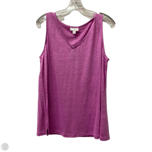 Top Sleeveless By J. Jill In Purple, Size: S