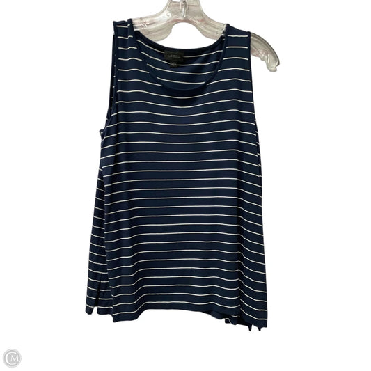 Top Sleeveless By J. Jill In Blue, Size: S