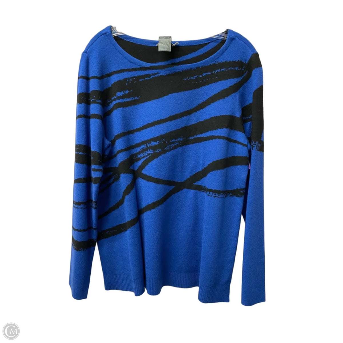 Sweater By Chicos In Blue, Size: L