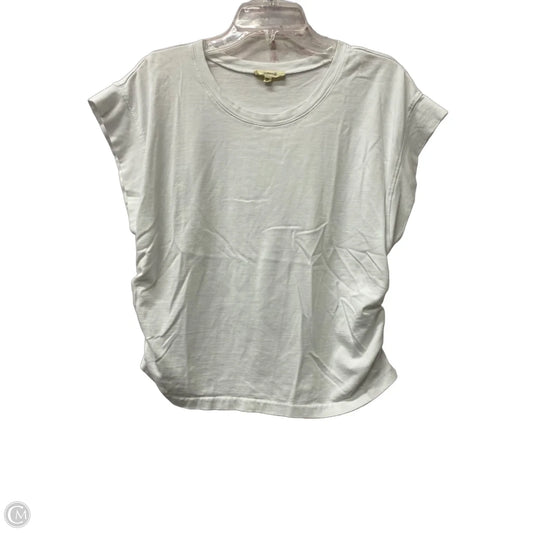 Top Short Sleeve By Madewell In White, Size: Xl