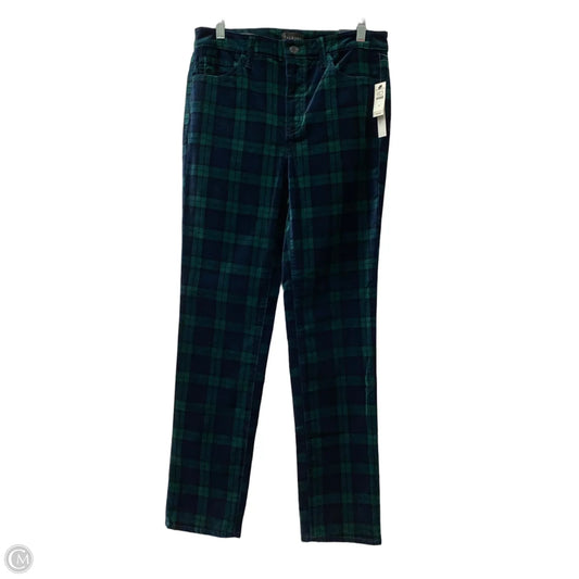 Pants Dress By Talbots In Blue & Green, Size: 4
