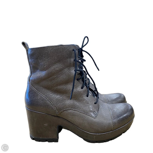 Boots Ankle Heels By Kork Ease In Taupe, Size: 8