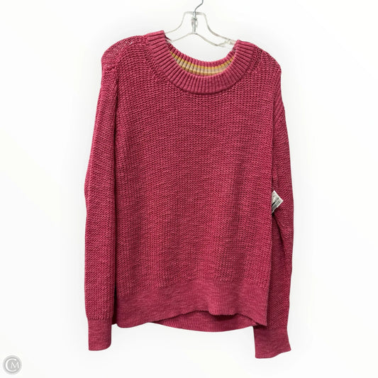Sweater By Faherty In Pink, Size: Xl
