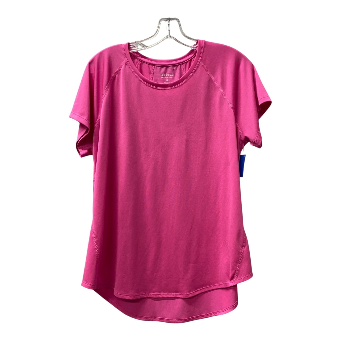 Athletic Top Ss By Tek Gear In Pink, Size:Xl