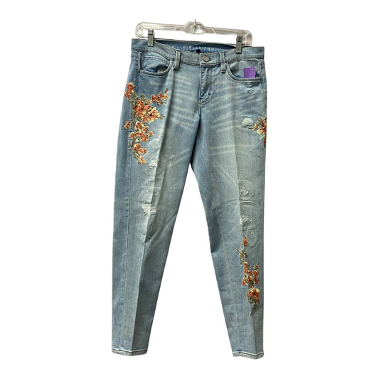 Jeans Straight By White House Black Market In Blue Denim, Size:6