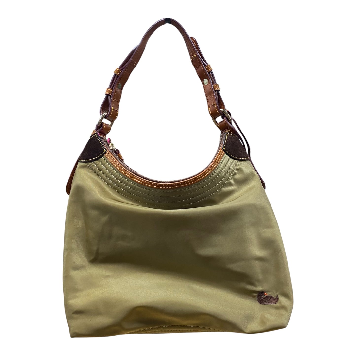 Handbag Designer By Dooney And Bourke In Tan, Size:Medium