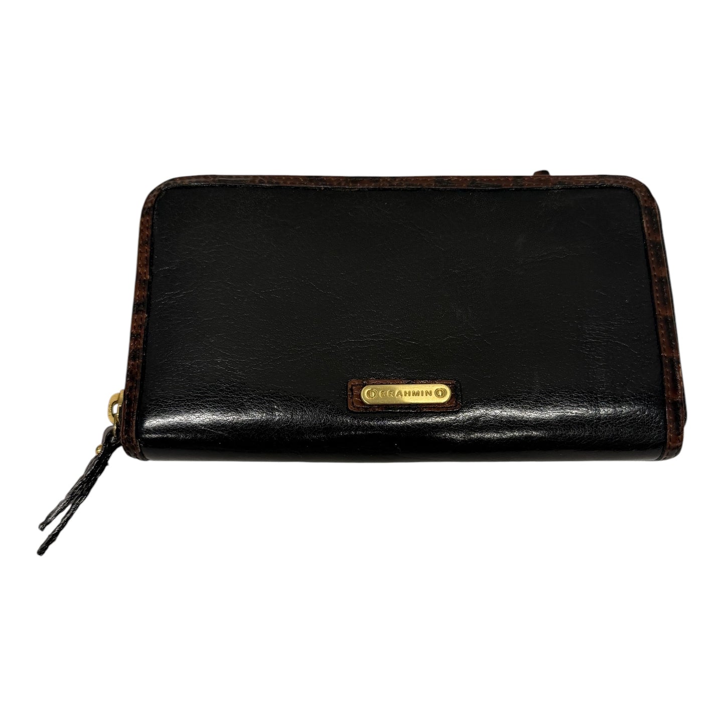 Wristlet Designer By Brahmin In Black, Size:Medium