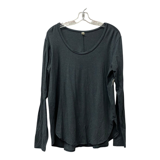 Athletic Top Ls Crewneck By Lululemon In Grey, Size:M