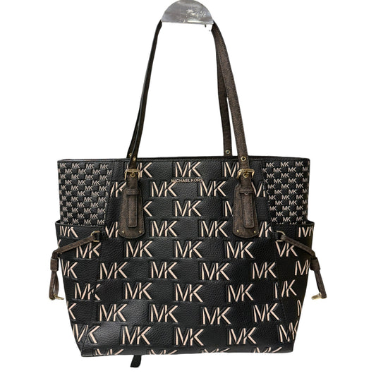 Handbag Designer By Michael Kors In Brown, Size:Large