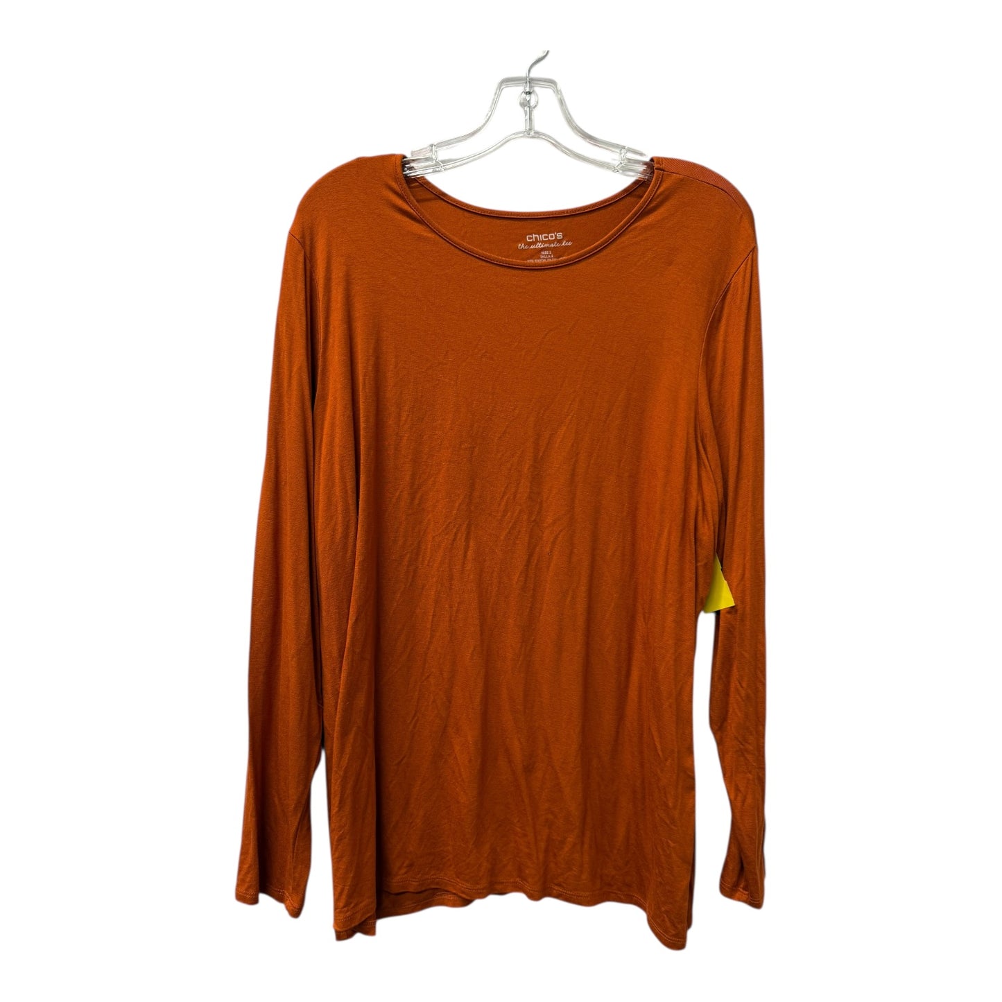Top Ls By Chicos In Orange, Size:Xl