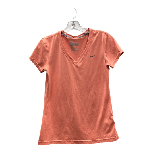 Athletic Top Ss By Nike In Pink, Size:S