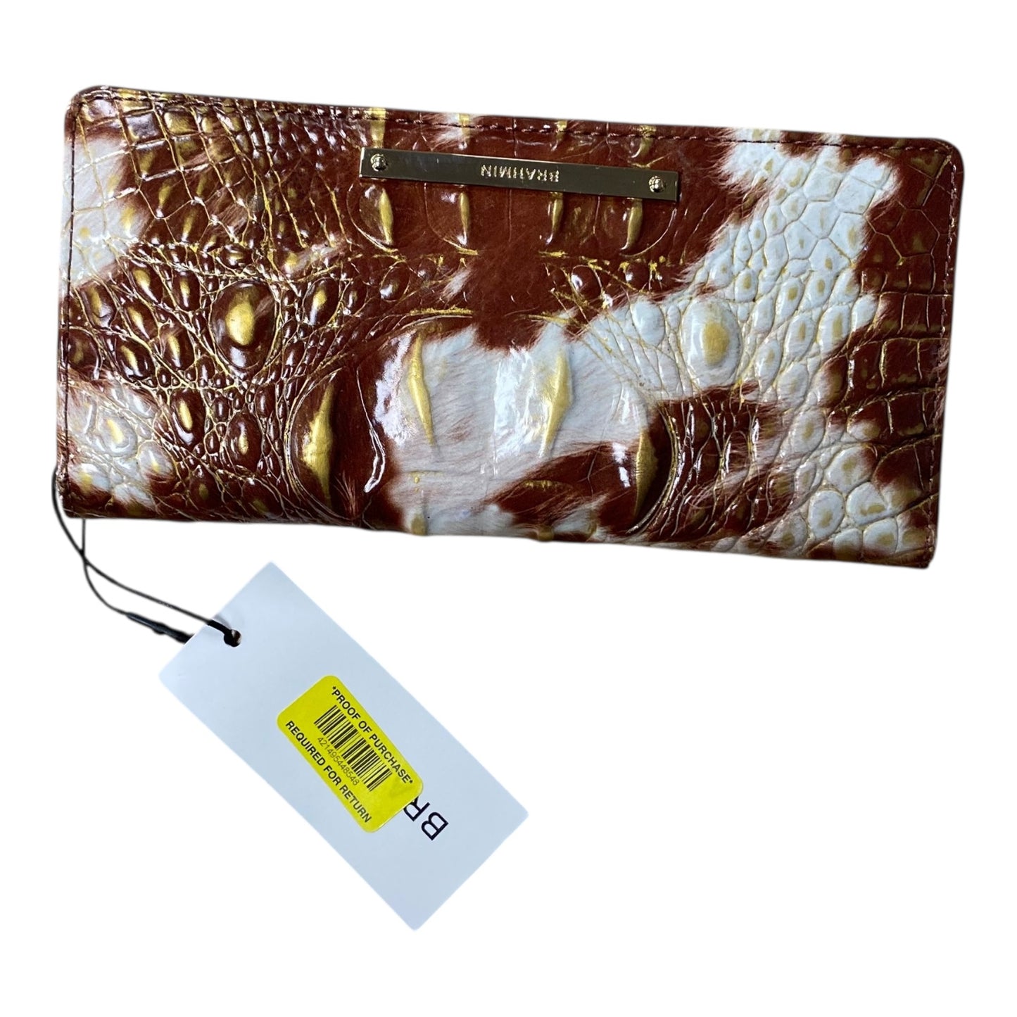 Wallet Designer By Brahmin In Brown, Size:Medium