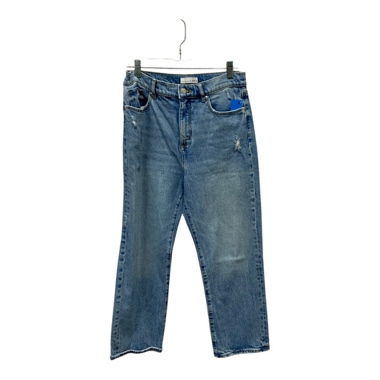 Jeans Straight By Loft In Blue Denim, Size:8P