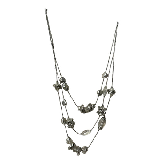 Necklace Layered By Chicos In Silver