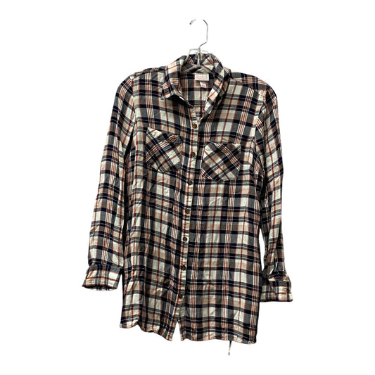 Top Ls By Isabel Maternity In Blue & Red, Size:S