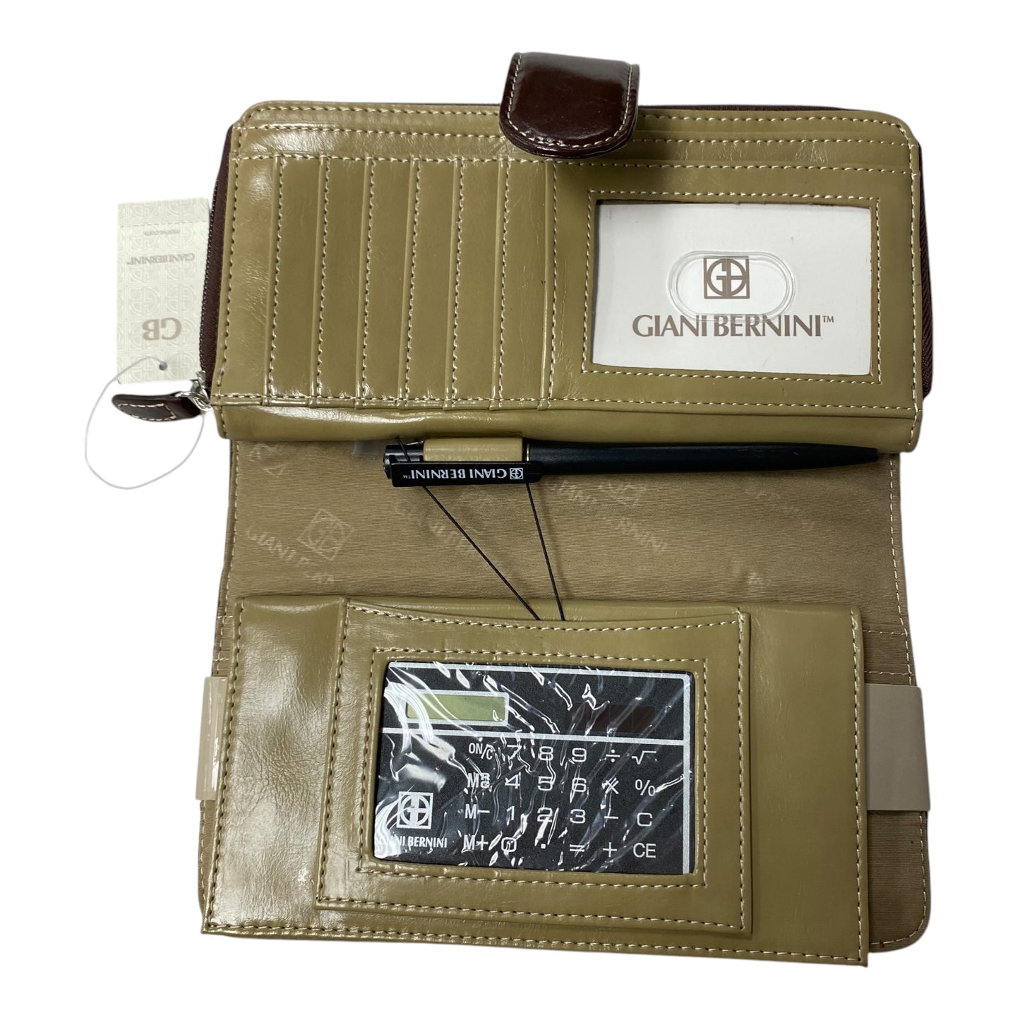 Wallet By Giani Bernini In Brown & Tan, Size:Medium