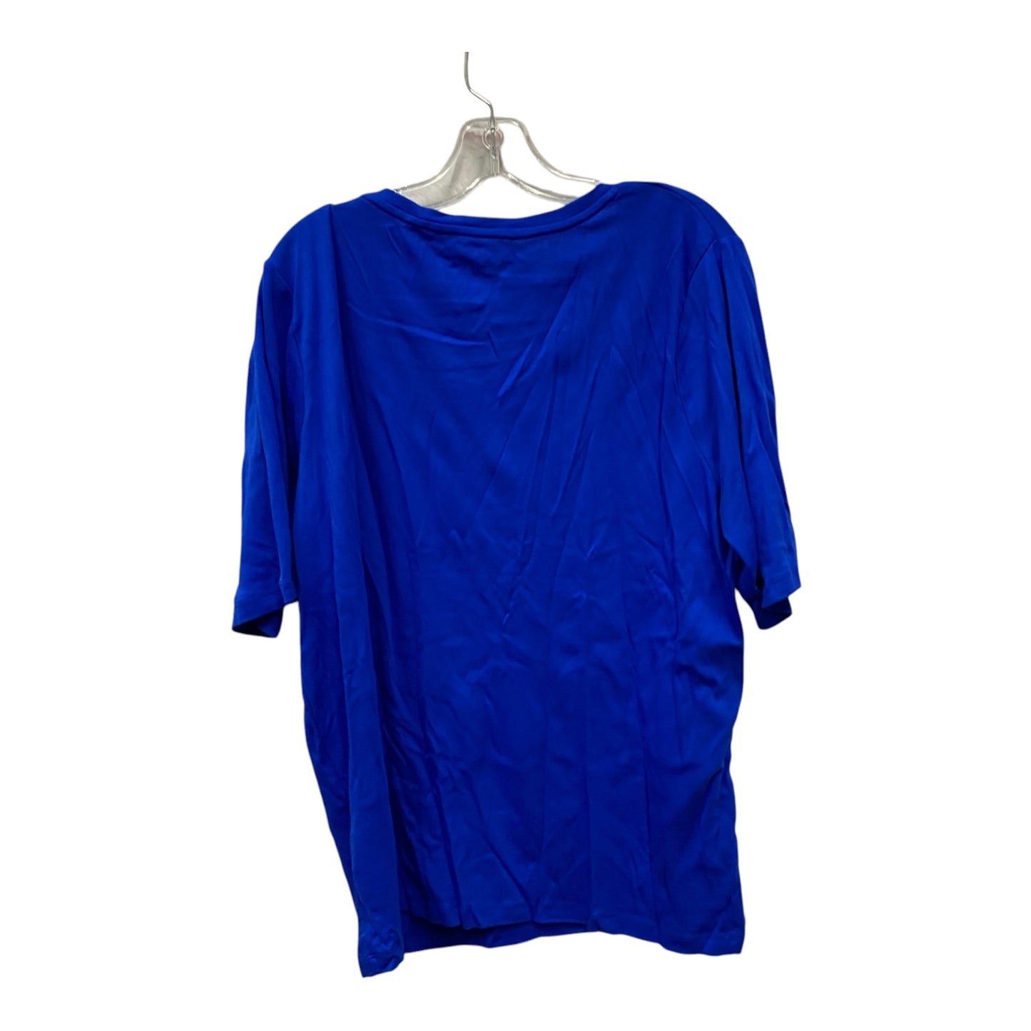 Top Ss Basic By Jones New York In Blue, Size:3X