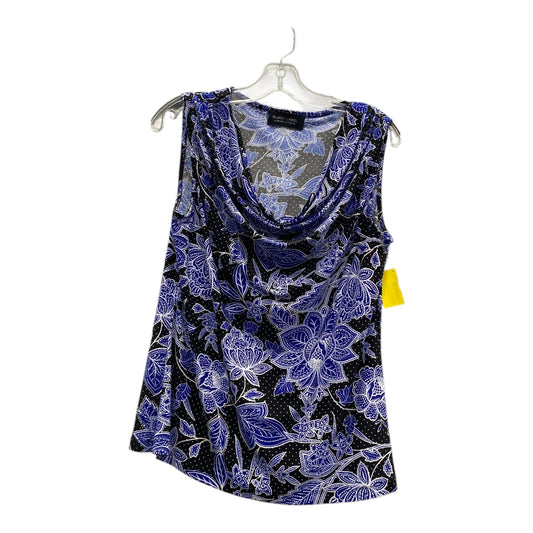 Top Ss By Evan-Picone In Blue, Size:L