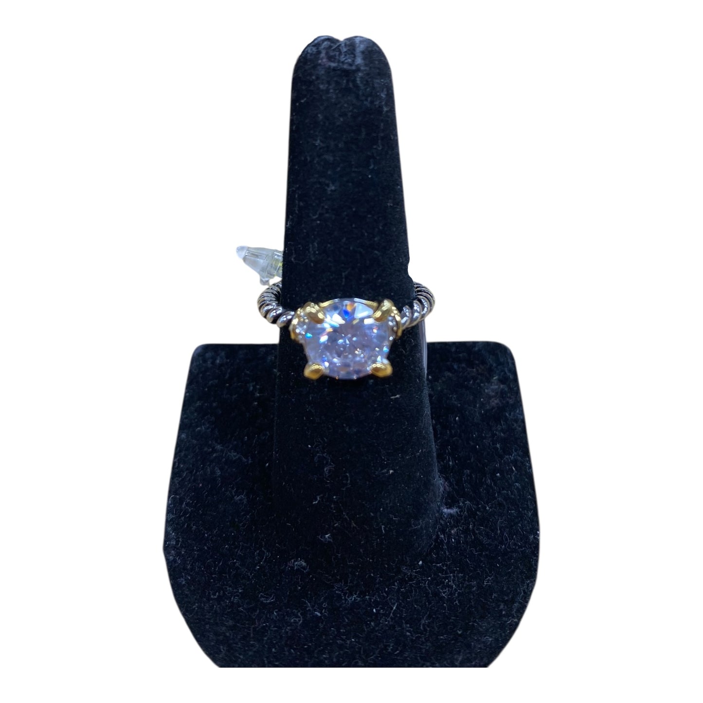 Ring Statement  In Silver, Size:7