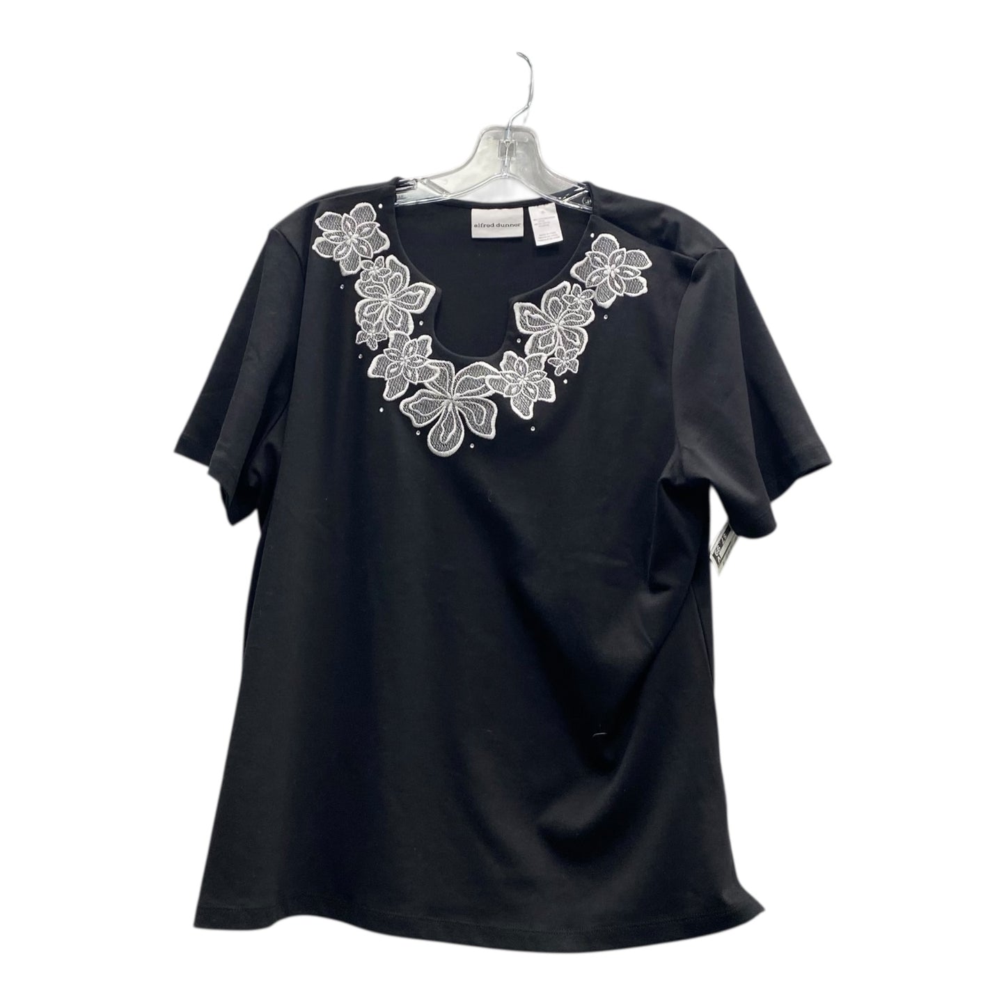 Top Ss By Alfred Dunner In Black, Size:Xl