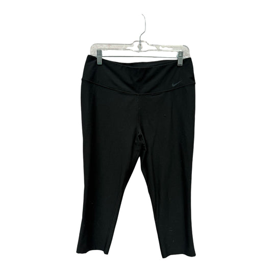 Athletic Leggings Capris By Nike Apparel In Black, Size:L